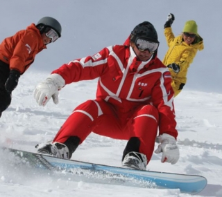  Snowboard en grupo 